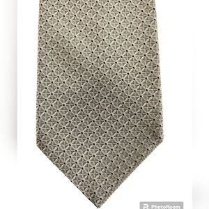 BRUNO PIATELLI Woven Geometric Pattern Silk Tie